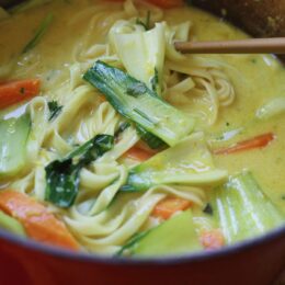 Shemin's Sweet Potato and Pak Choi Laksa