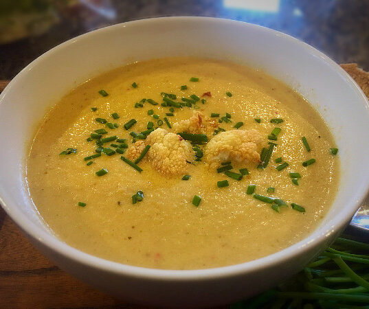 Thai Red Cauliflower Soup