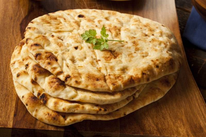 4 Plain Naan Breads