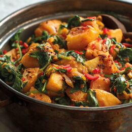 shemins saag aloo