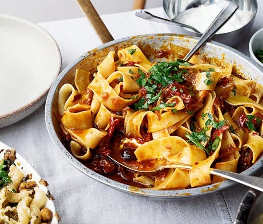 Shemins Pappardelle with Harissa