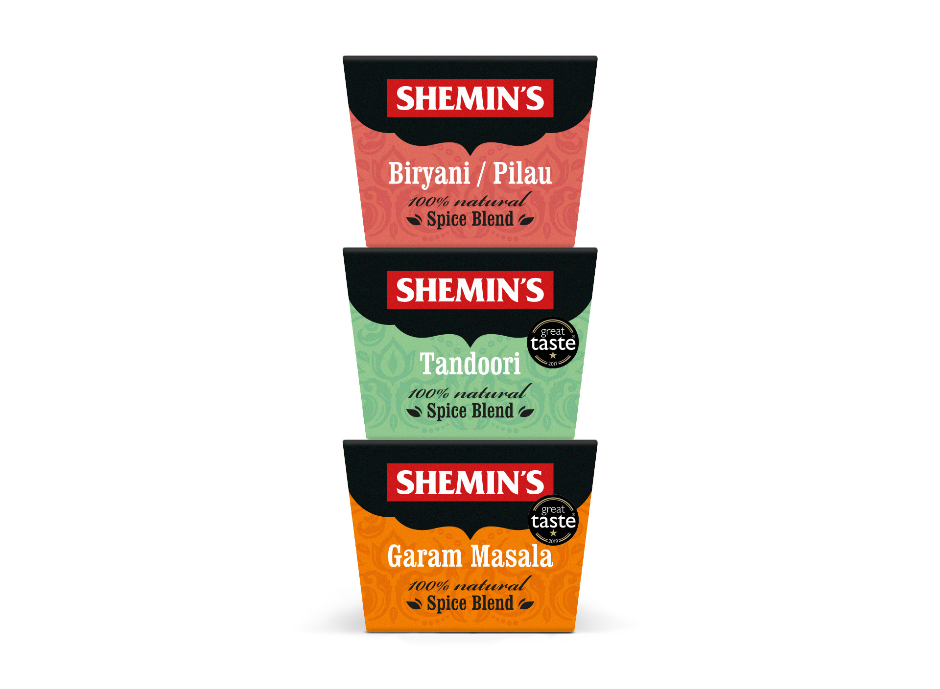 Selection of Three Shemin's Spice Blends