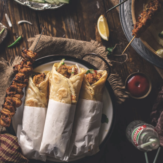 Shemin's Chaat Stret Food Style Wrap