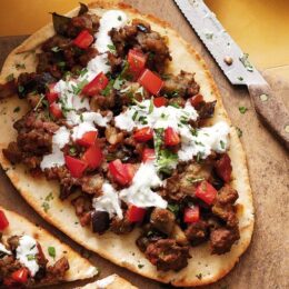 Shemin's Keema Naan Pizza