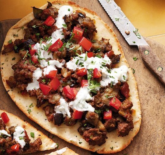 Shemin's Keema Naan Pizza