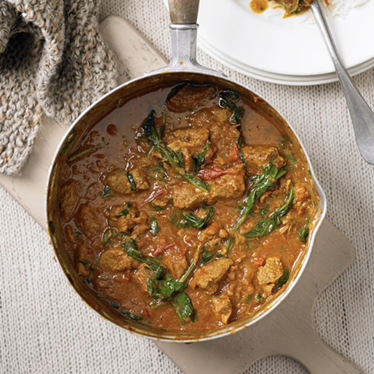 Shemin's Spinach and Lamb Curry