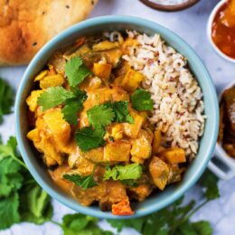 slow cooked vegetable curry